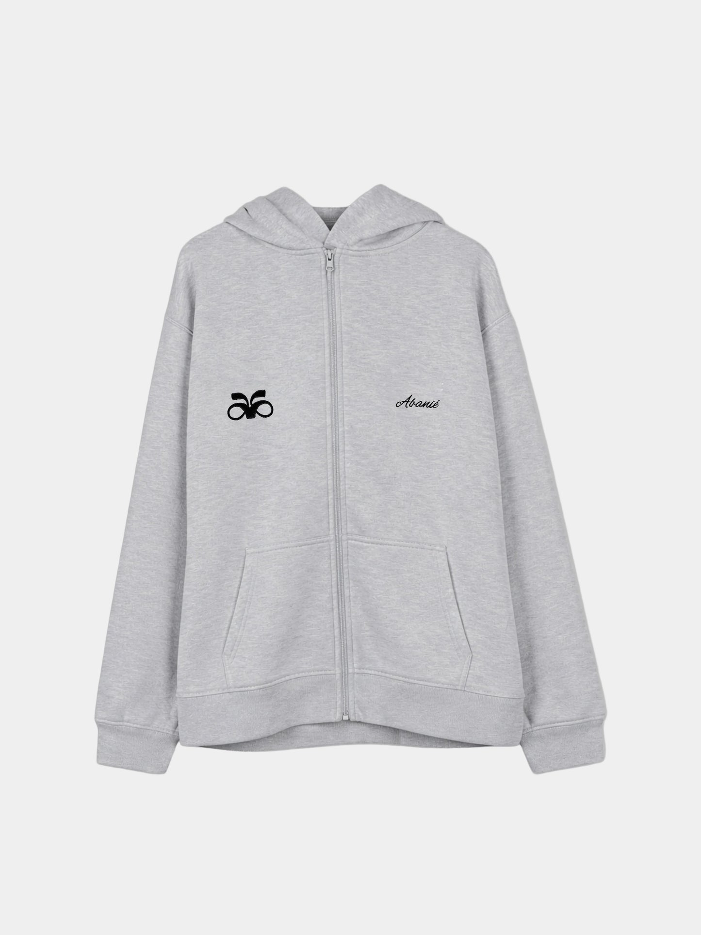 Dual Logo Zip-up Hoodie
