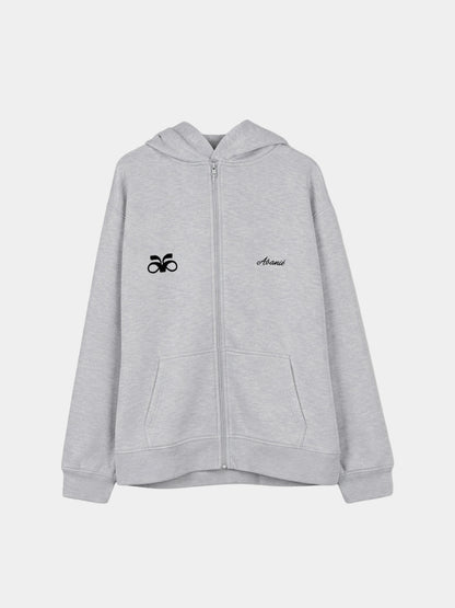 Dual Logo Zip-up Hoodie