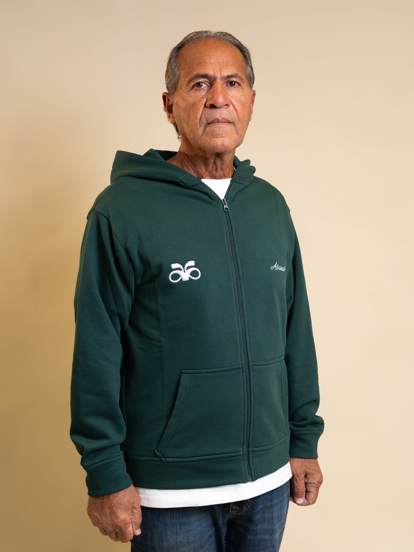 Dual Logo Zip-up Hoodie