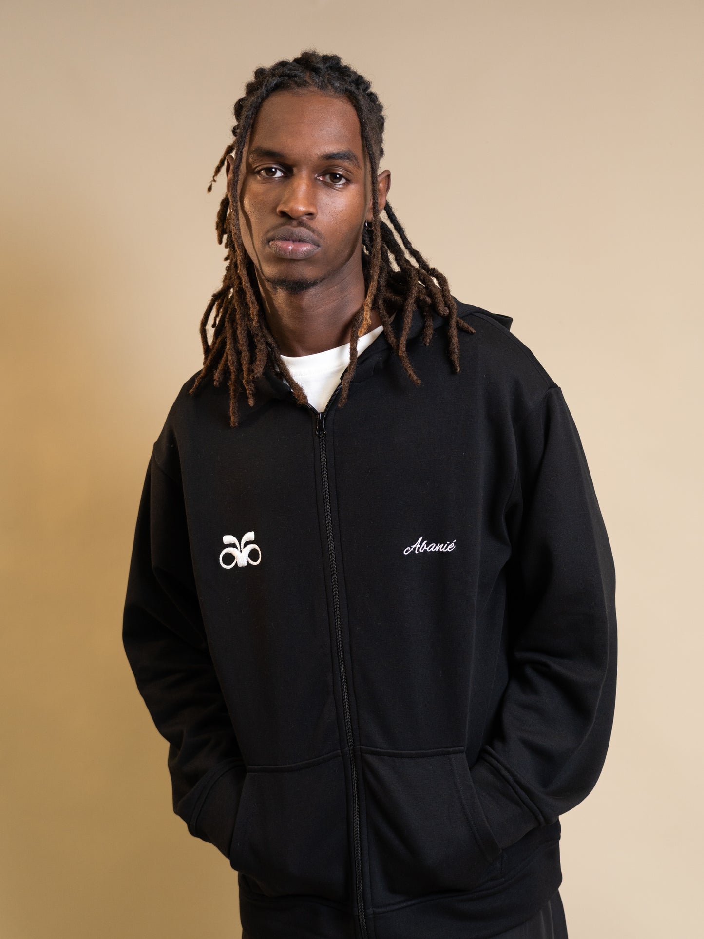 Dual Logo Zip-up Hoodie